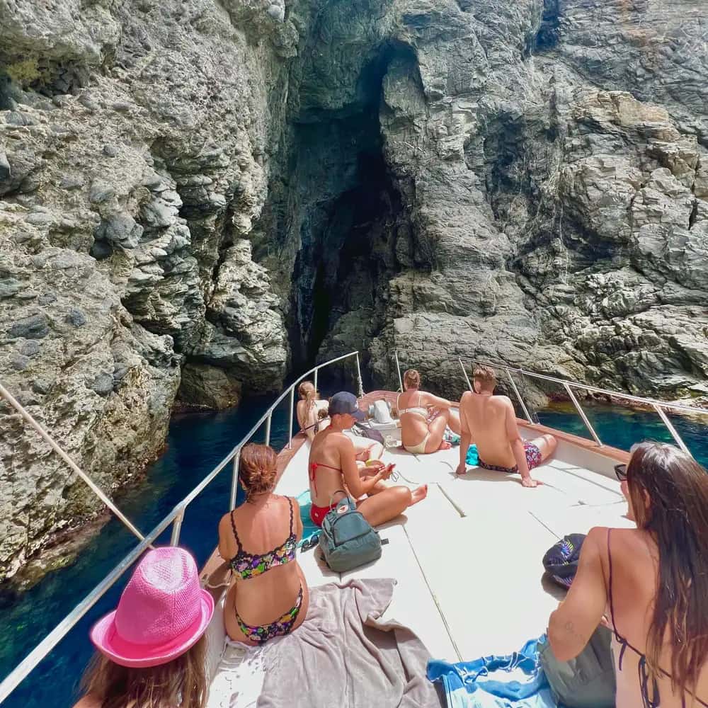 Grottes de Bagnara en bateau