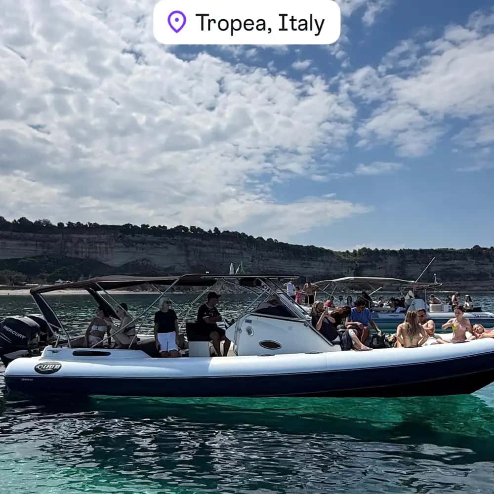Capo Vaticano en semi-rigide depuis Tropea
