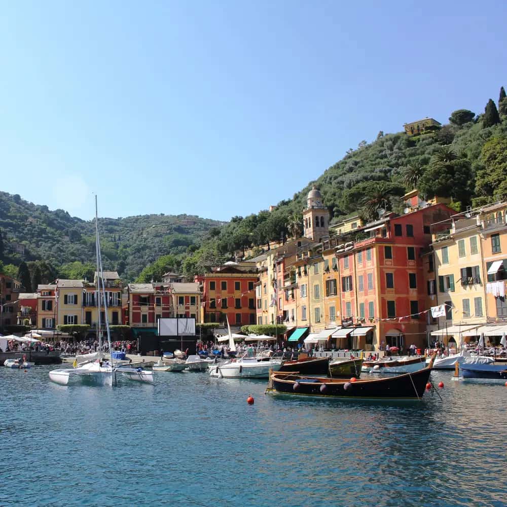 Portofino en bateau depuis Gênes, temps libre au village