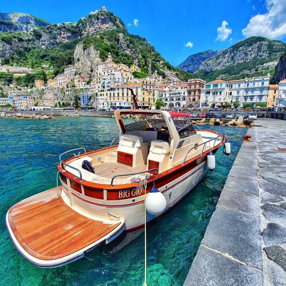 Positano et Amalfi en bateau depuis Sorrente