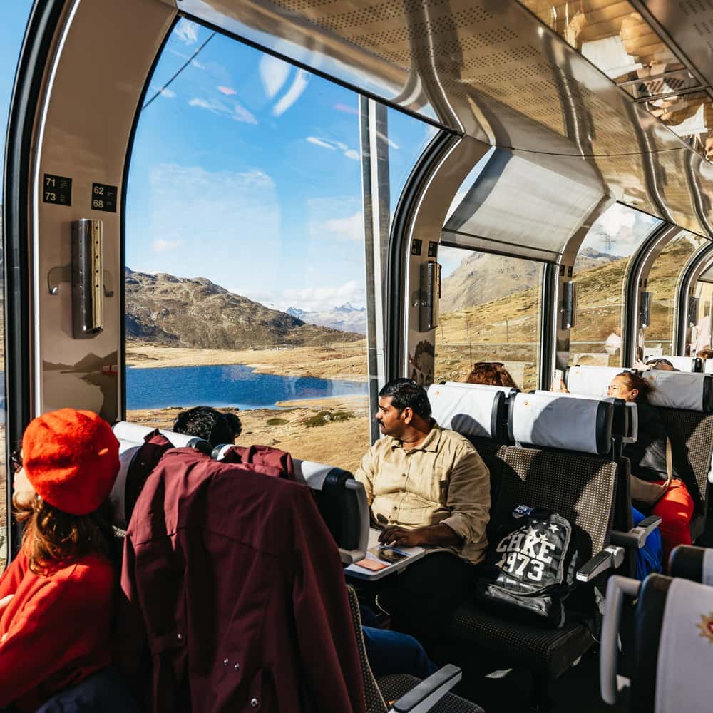 Saint-Moritz et Bernina Express panoramique