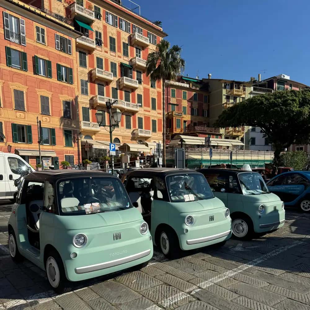 La riviera en Fiat Topolino décapotable