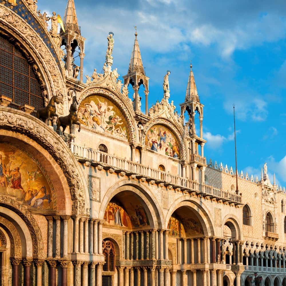 Basilique Saint-Marc, palais des Doges et pont des Soupirs