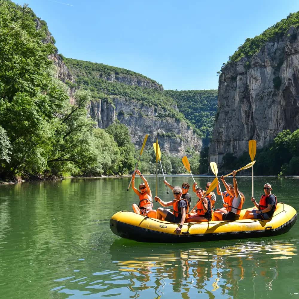 Rafting tranquille sur l'Adige, en Valpolicella