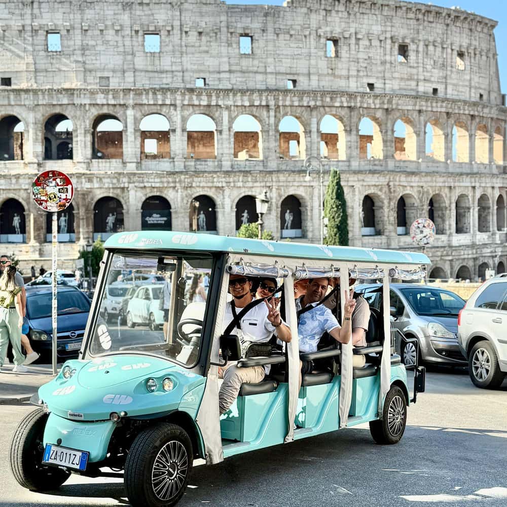 Rome en voiturette de golf avec dégustation de gelato