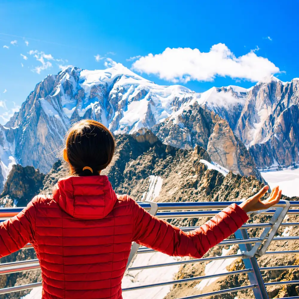 Skyway Monte Bianco avec déjeuner alpin, au départ de Courmayeur