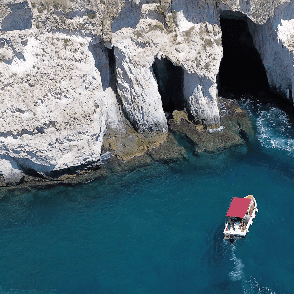 Ortygie et les grottes marines de Syracuse en bateau