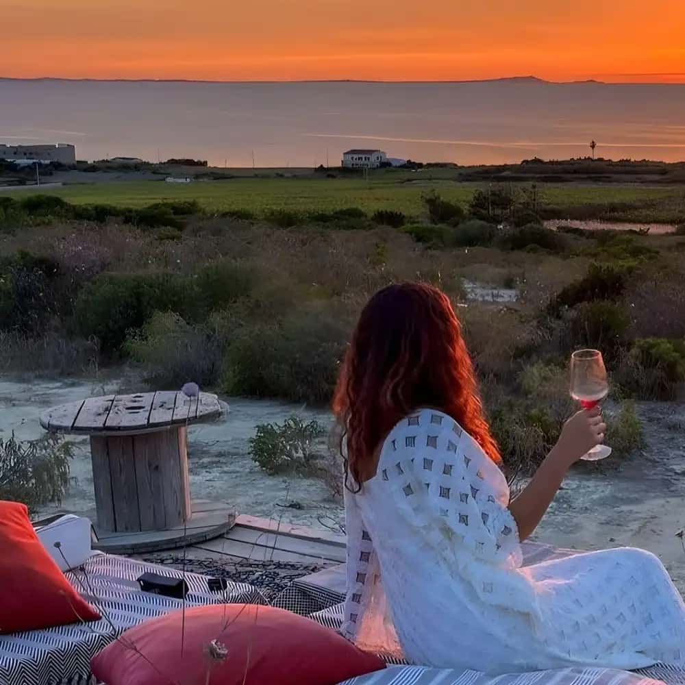 Castelsardo : vignoble et dégustation au coucher du soleil